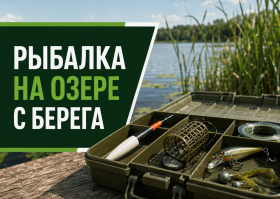 Как ловить рыбу на озере с берега: поиск места, снасти и рабочая тактика