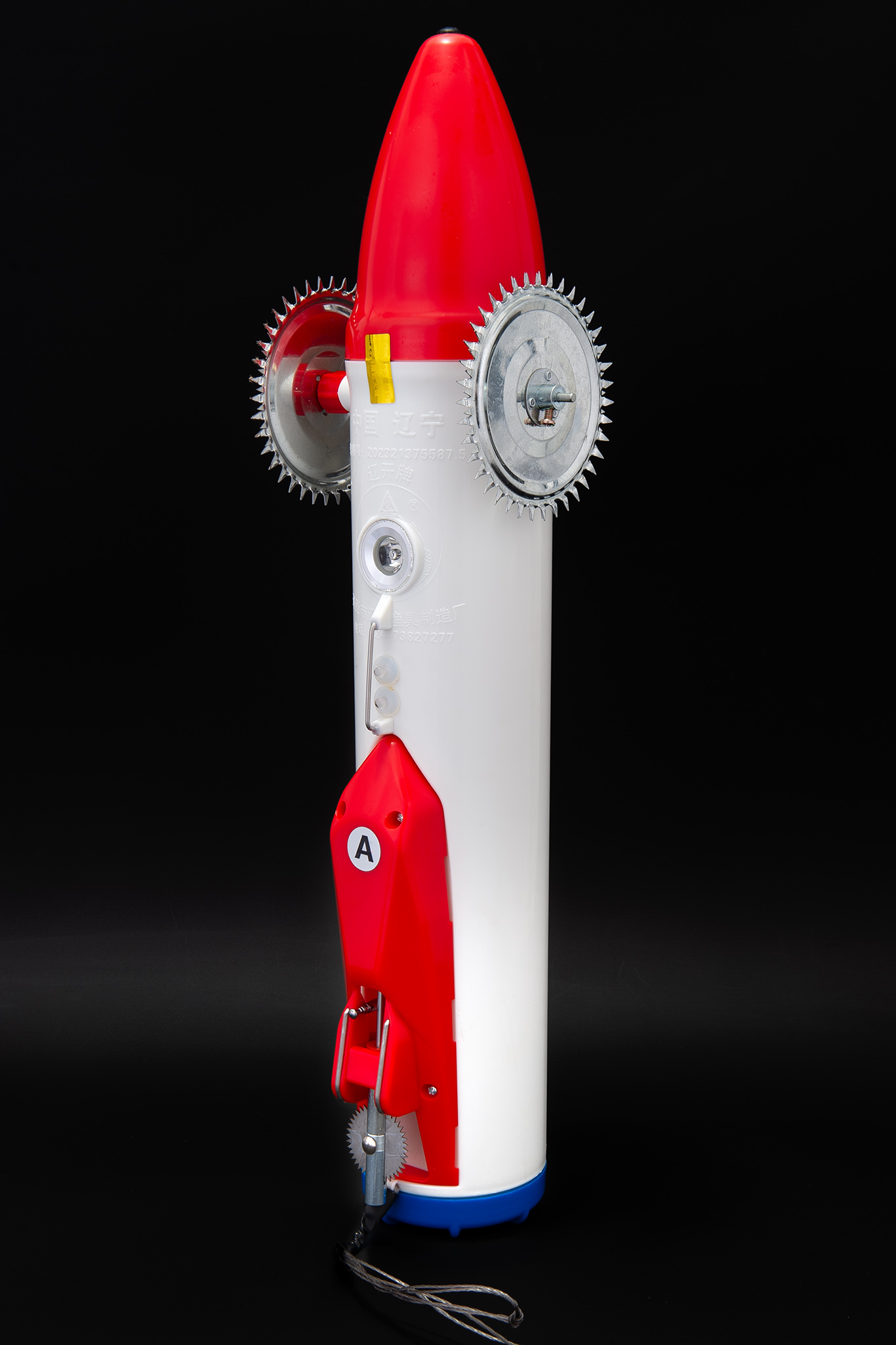 Торпеда для установки сетей радиоуправляемая, с пультом, пластик, аккумулятор Li-Ion