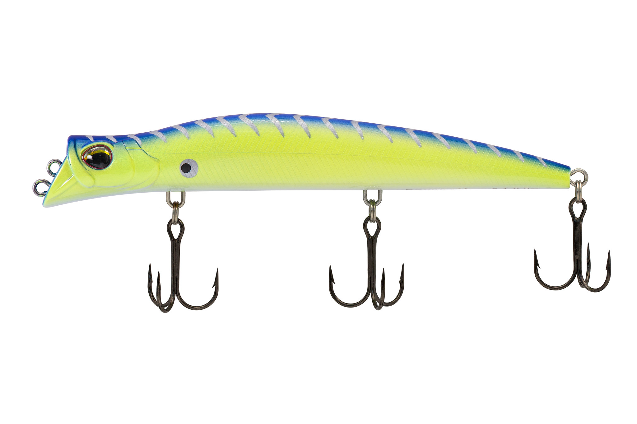 Воблер KYODA POCKY MINNOW-130F, длина 130 мм, вес 17,5  гр, цвет P1355 заглубление 0,1 - 0,2 м.