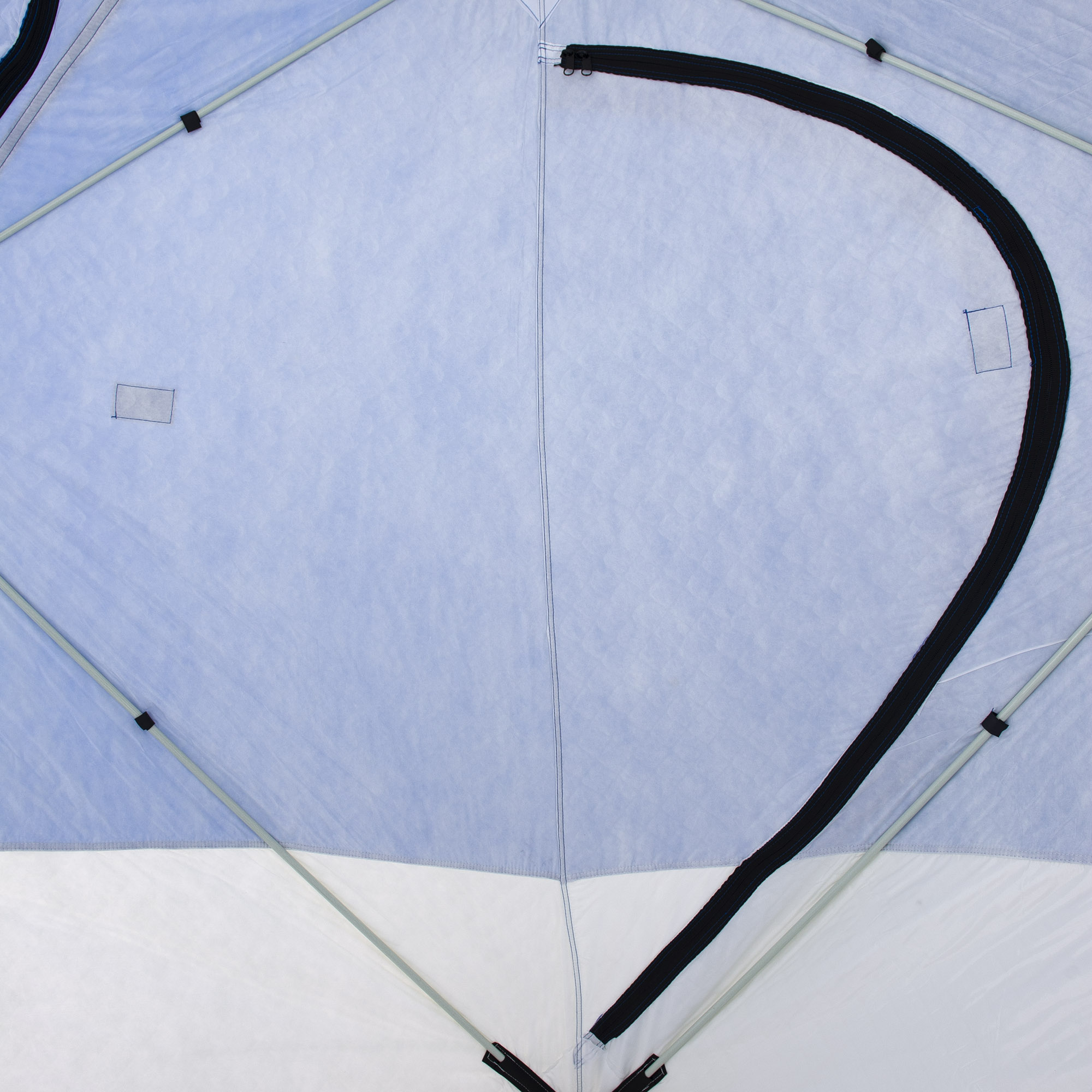 Палатка Куб "CONDOR" зимняя утепленная 2,2 х 2,2 х 2,15  синий/белый