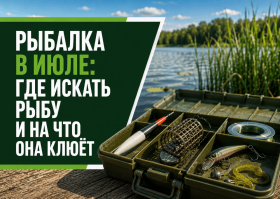 Рыбалка в июле: где искать рыбу и на что она клюёт Рыбалка в июле: где искать рыбу и на что она клюёт