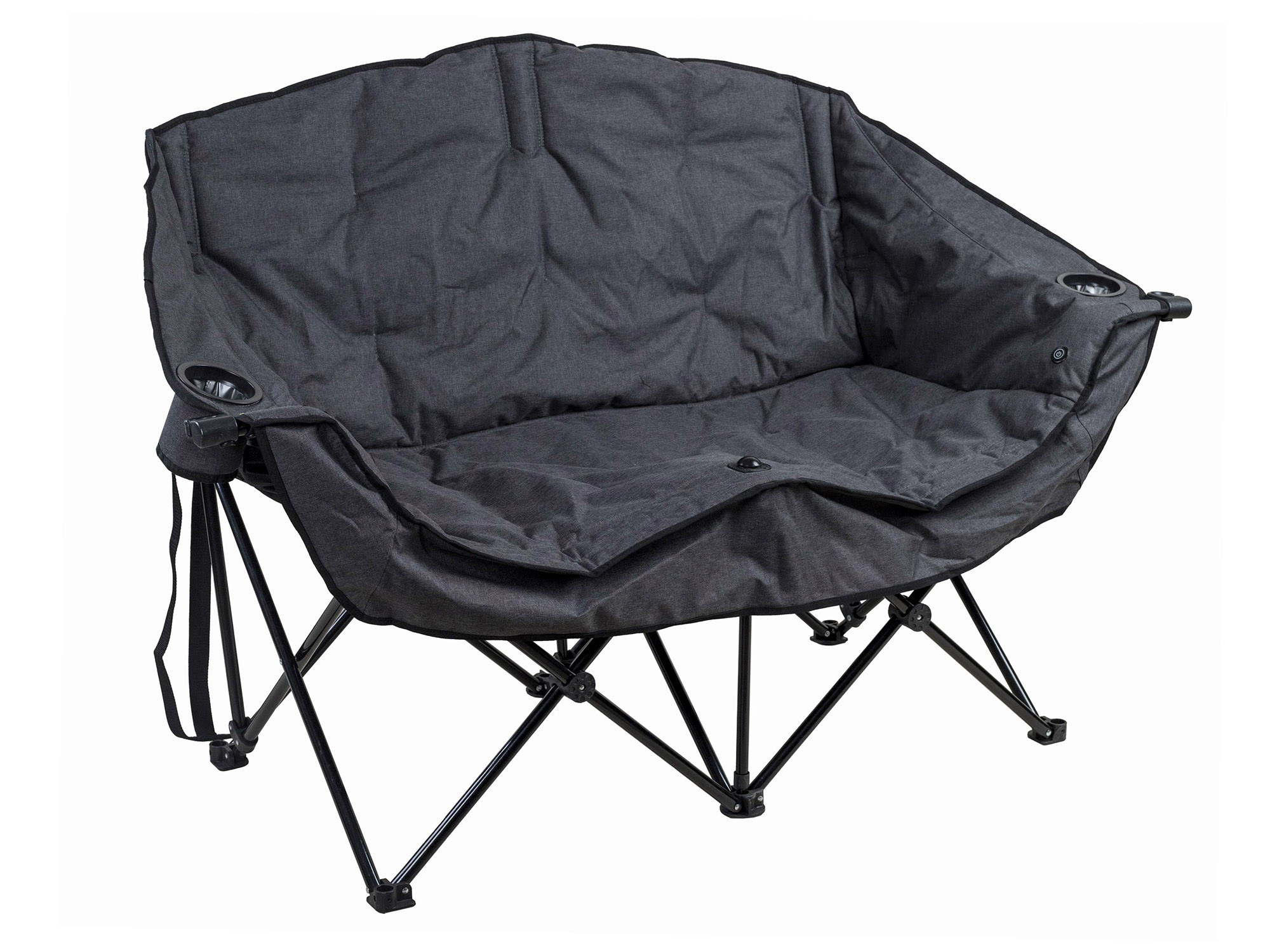 Кресло складное кемпинговое "KYODA" двухместное с подогревом, р-р 106/146*55*46/100 см