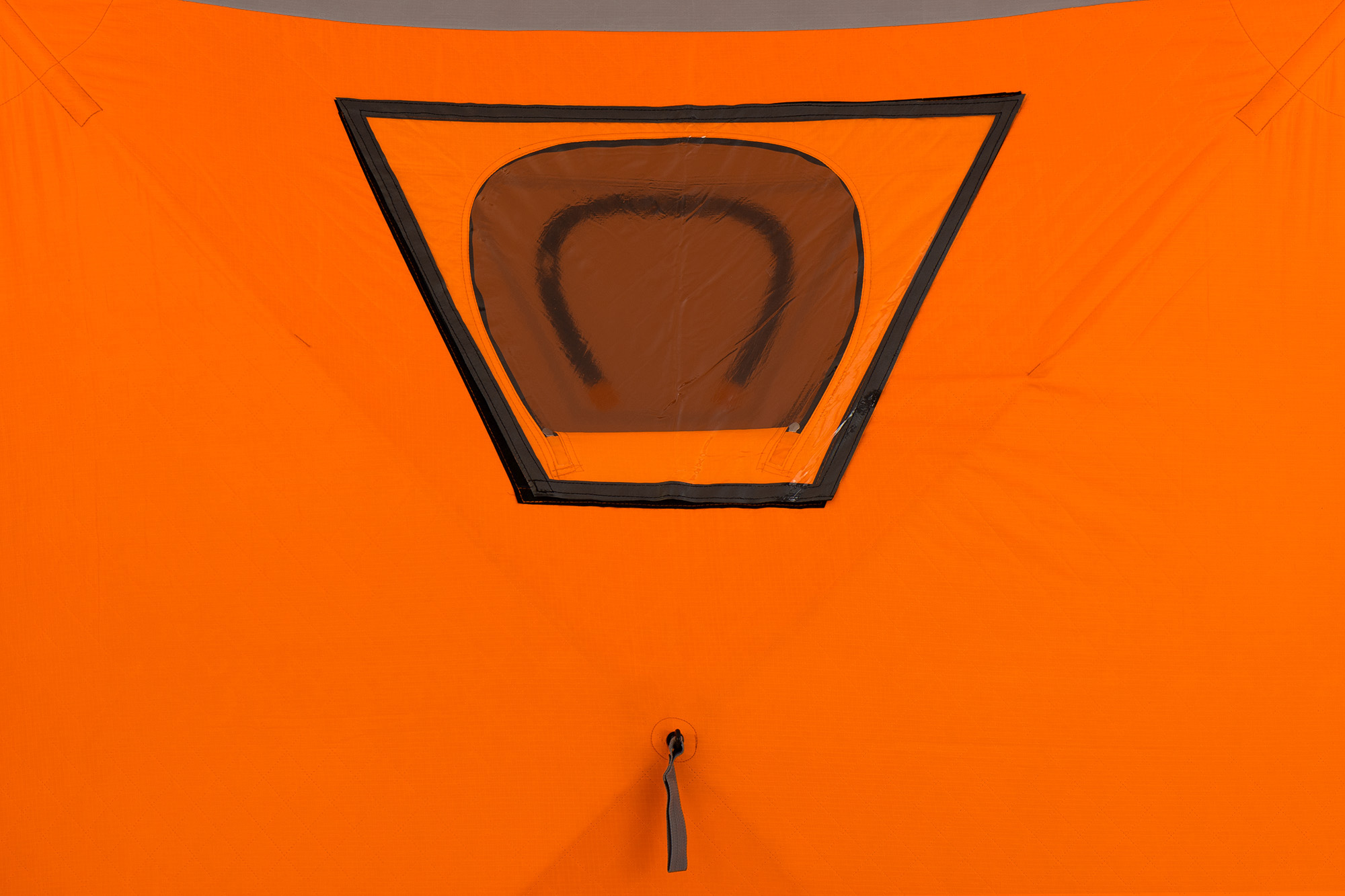 Палатка Куб "CONDOR" зимняя утепленная 6 сторон, 3,6 х 3,2 х 2,2  оранжевый