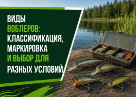 Виды воблеров: классификация, маркировка и выбор для разных условий