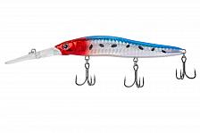 Воблер KYODA Deep Stun Minnow-110F, длина 11,0 см, вес 16,0 гр, заглубление до 4,0 м, цвет P1286-1