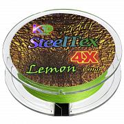 SteelTex green 4X d-0,32 мм, L-150 м, цвет лимон, разрывная нагрузка 19,20 кг