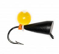 Конус с камнем "Кошачий глаз", 4,0 мм (15 шт)