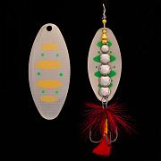 Блесна KYODA  в индивидуальной упаковке, вращающаяся, размер 5, вес 38,0 гр, цвет 005