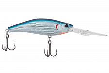 Воблер KYODA SHARP MINNOW-75F, длина 7.5 см, вес 12.0 гр, цвет P1576, заглубление 1.5-4 м.