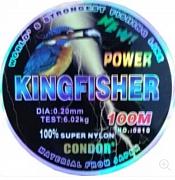 Фото kingfisher  condor d-0,18 мм, l-100 м,  разрывная нагрузка 4,90 кг (10 шт)