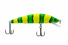 Воблер KYODA Miracle Minnow-105F, длина 10,5 см, вес 18,5 гр, цвет P758, заглубление 0,6-1,2 м.