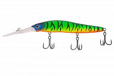 Воблер KYODA Deep Stun Minnow-110F, длина 11,0 см, вес 16,0 гр, заглубление до 4,0 м, цвет P3061