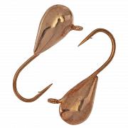 Капля с ушком d 7,0 мм, вес 4,3 гр, медь /5 шт/