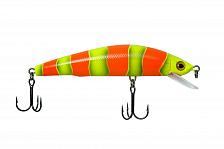 Воблер KYODA Miracle Minnow-105F, длина 10,5 см, вес 18,5 гр, цвет P759, заглубление 0,6-1,2 м.