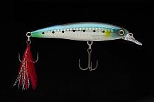 Воблер KYODA Luck Minnow-100SU, длина 10 см, вес 15 гр, цвет P94, заглубление 1,0-1,2 м.