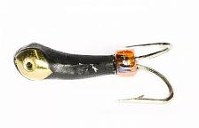 Коза-уралка, перевертыш, с коронкой, 1,5 мм, золото (10 шт)