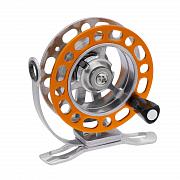 Катушка инерционная "CONDOR", BH-55 (35) mm, металл, с лескоукладывателем, цвет золото