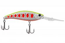 Воблер KYODA SHARP MINNOW-75F, длина 7.5 см, вес 12.0 гр, цвет P1572, заглубление 1.5-4 м.