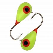 Капля с ушком d 3,0 мм, вес 0,44 гр, обмазка малек, лимон /10 шт/