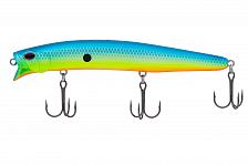 Воблер KYODA MEGA MINNOW-125F, длина 125 мм, вес 21,0  гр, цвет P1858, заглубление 0 - 0,8 м.