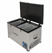 Автохолодильник Kyoda BCDS100, двухкамерный, объем 100 л, вес 32 кг