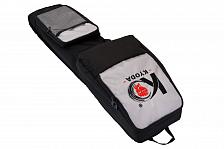 Чехол для зимних удочек и катушек "KYODA", трехсекционный, L-82, цвет чёрно-серый