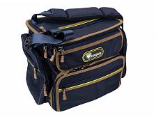 Сумка рыбака "Condor", модель 2661, цвет синий с желтым кантом, размер 35х24х30 см