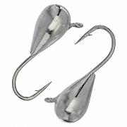 Капля с ушком d 7,0 мм, вес 4,3 гр, серебро /5 шт/