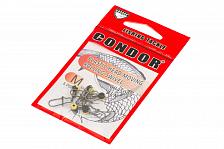 Карабин + вертлюг с пласт. вставкой Condor Plastic Head Moving Rolling Swivel, размер M (50шт.)