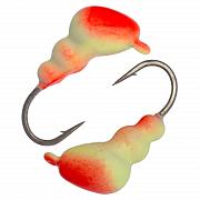 Муравей с ушком d 4,0 мм, вес 0,8 гр, фосфор с красным /10 шт/