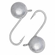 Дробинка с ушком d 5,0 мм, вес 1,21 гр, серебро /10 шт/