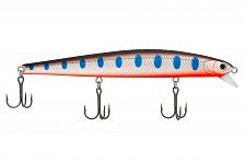 Воблер KYODA Blazer Minnow-123F, длина 12,3 см, вес 15,0 гр, цвет P1860, заглубление 0,3-0,5 м