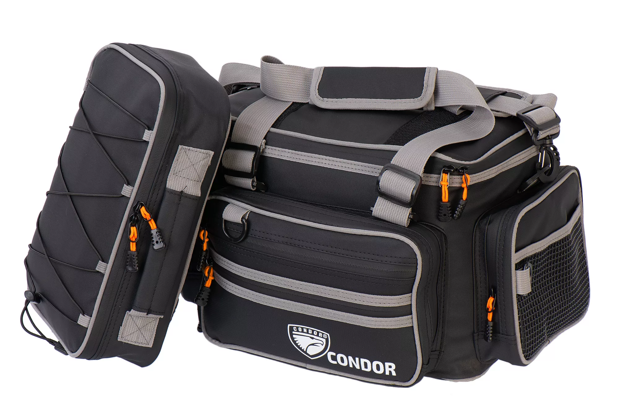 Сумка рыбака "Condor" 1+1, ПВХ, цвет чёрный, размер 43*28*30 см