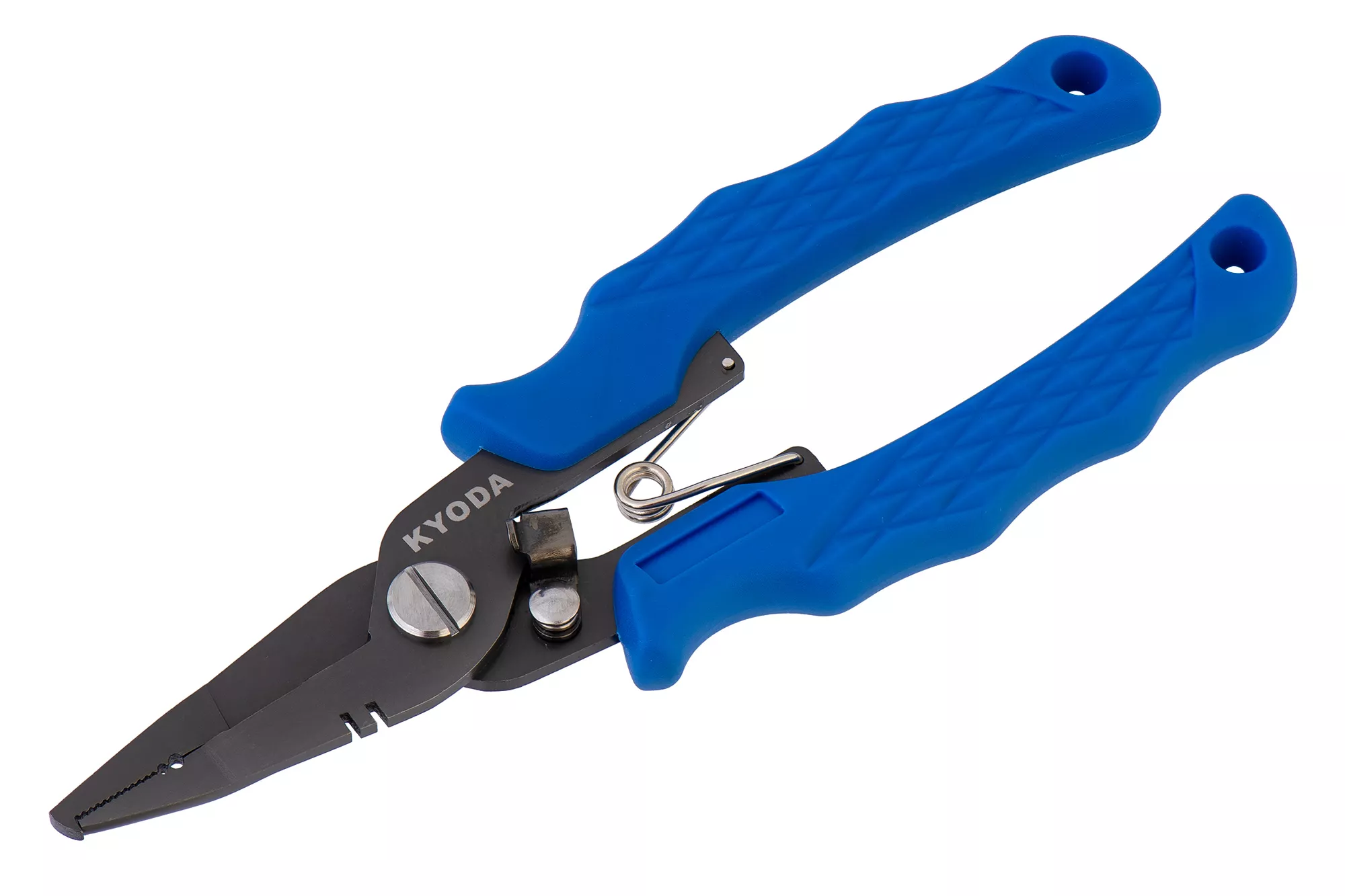 Пассатижи рыболовные KYODA, размер 160 мм, цвет синий