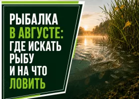 Рыбалка в августе: где искать рыбу и на что ловить Рыбалка в августе: где искать рыбу и на что ловить