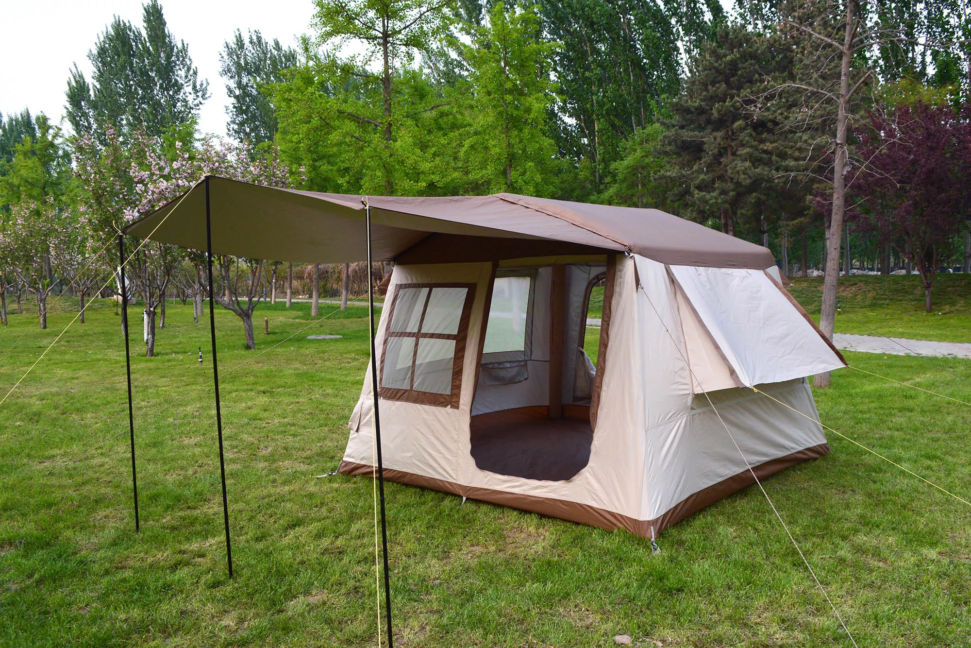 Палатка Condor, ART-2401, 4 стороны, надувной каркас, пол, размер 270 x 270 x h200, вес 17,0 кг