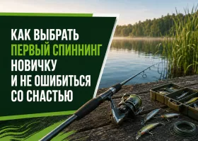 Как выбрать первый спиннинг новичку и не ошибиться со снастью Как выбрать первый спиннинг новичку и не ошибиться со снастью