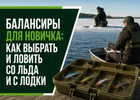 Балансиры для новичка: как выбрать и ловить со льда и с лодки Балансиры для новичка: как выбрать и ловить со льда и с лодки