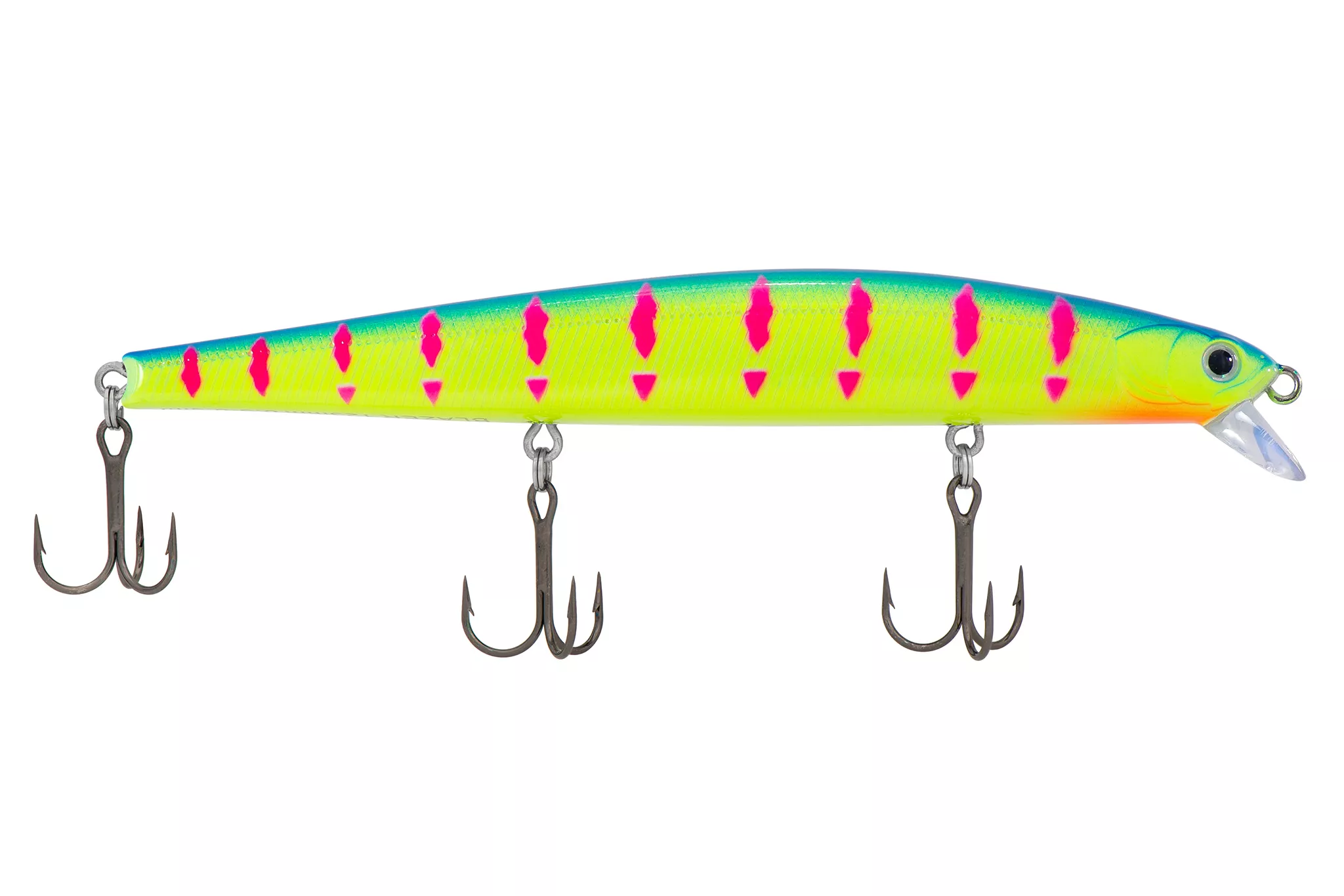 Воблер KYODA Blazer Minnow-123F, длина 12,3 см, вес 15,0 гр, цвет P1353, заглубление 0,3-0,5 м