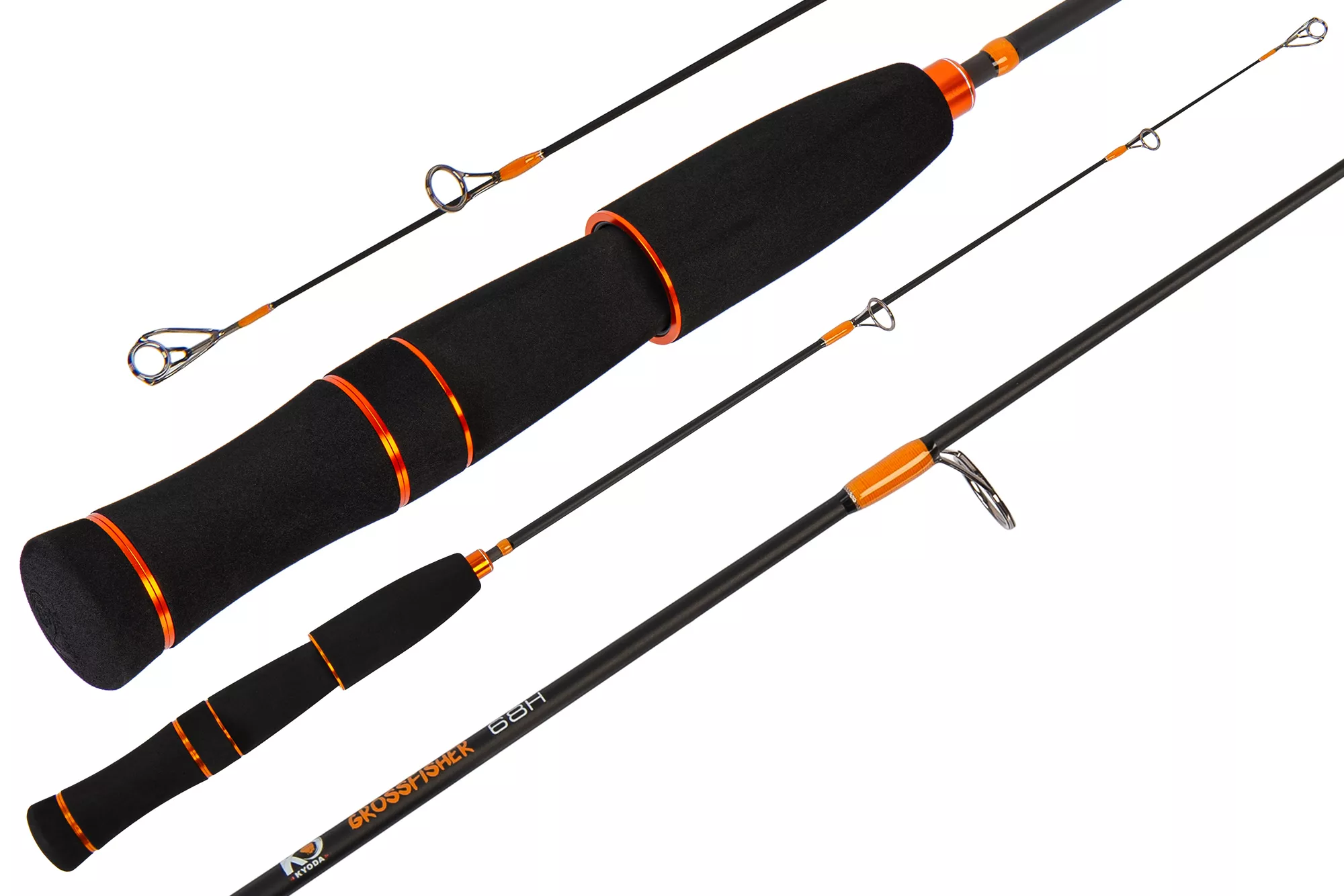 Удочка зимняя "KYODA" GROSSFISHER 68 HH+H, ручка EVA