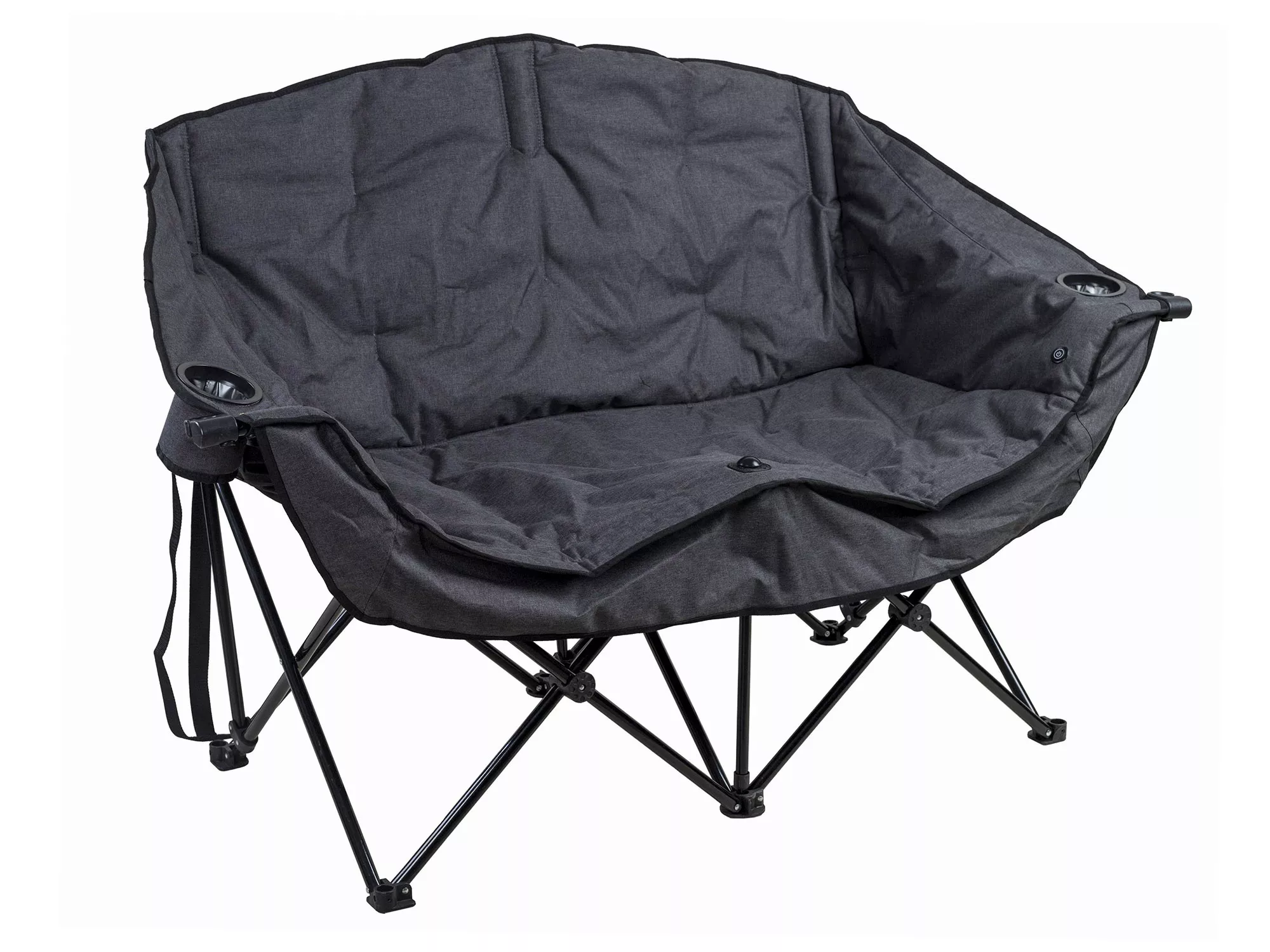 Кресло складное кемпинговое "KYODA" двухместное с подогревом, р-р 106/146*55*46/100 см