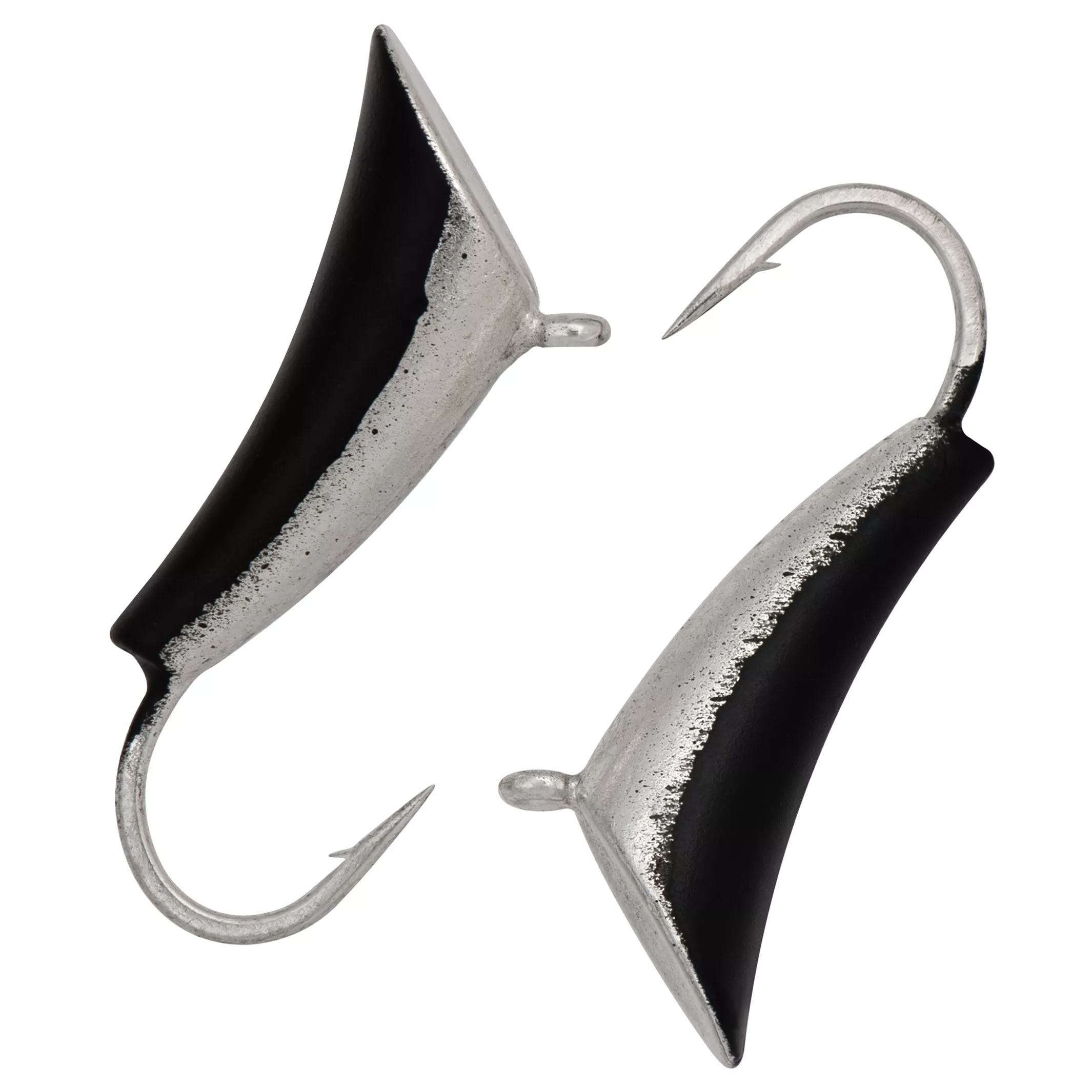 Муравей со спилом d 5,0 мм, вес 1,65 гр, серебро-черный /10 шт/