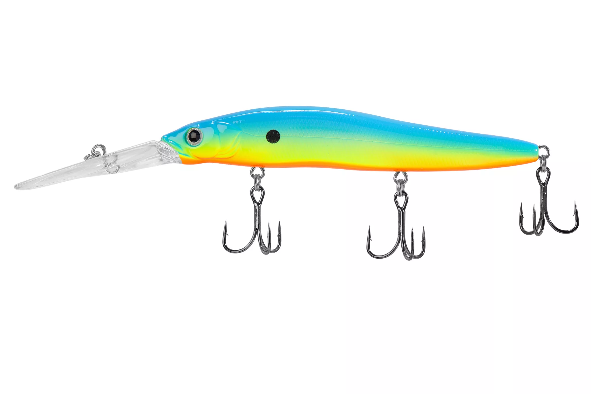 Воблер KYODA Deep Stun Minnow-110F, длина 11,0 см, вес 16,0 гр, заглубление до 4,0 м, цвет P481-1