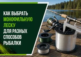 Как выбрать монофильную леску для разных способов рыбалки