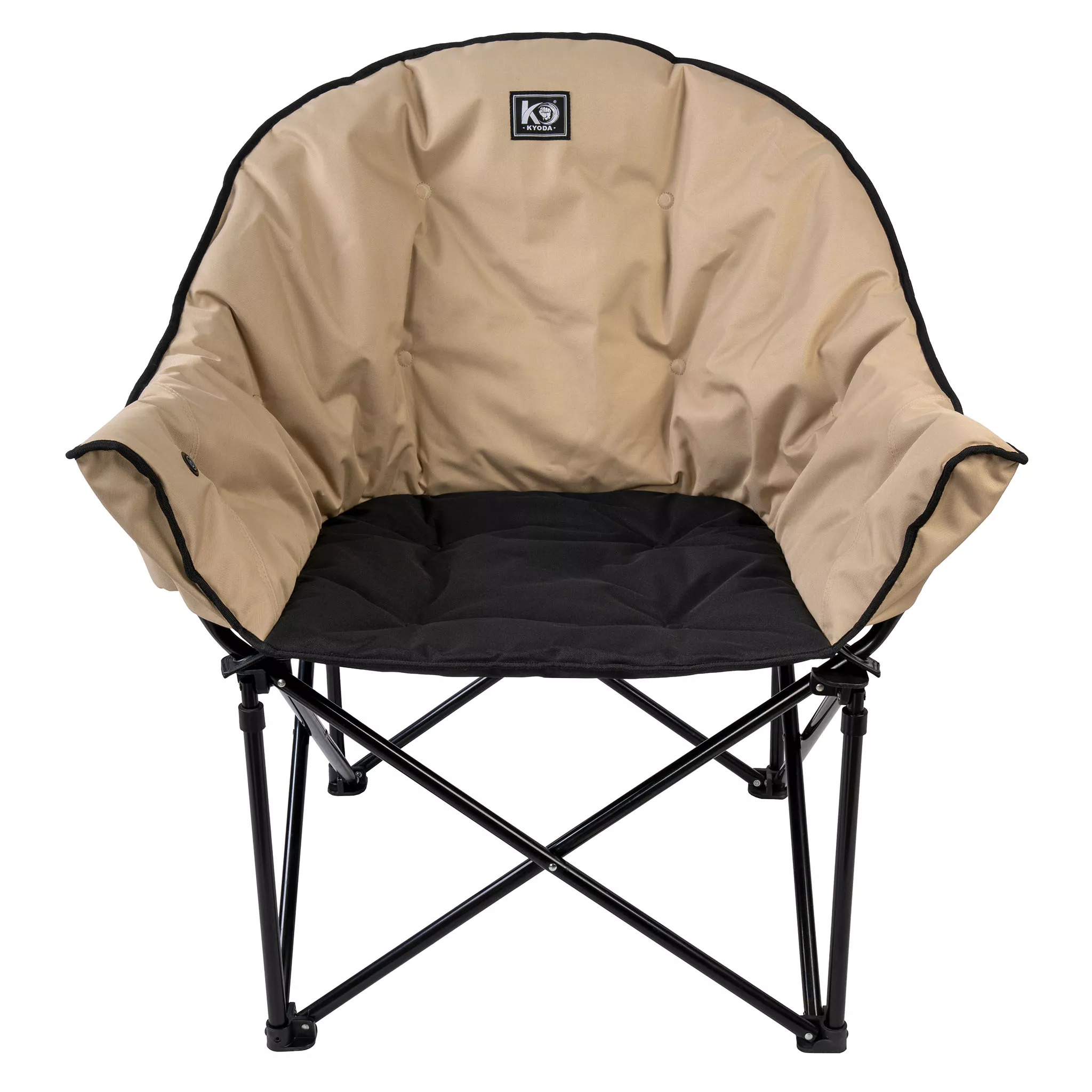 Кресло складное кемпинговое "KYODA" полукруглое с массажёром, р-р 90*75*43/93