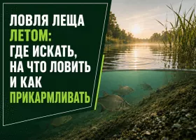 Ловля леща летом: где искать, на что ловить и как прикармливать Ловля леща летом: где искать, на что ловить и как прикармливать