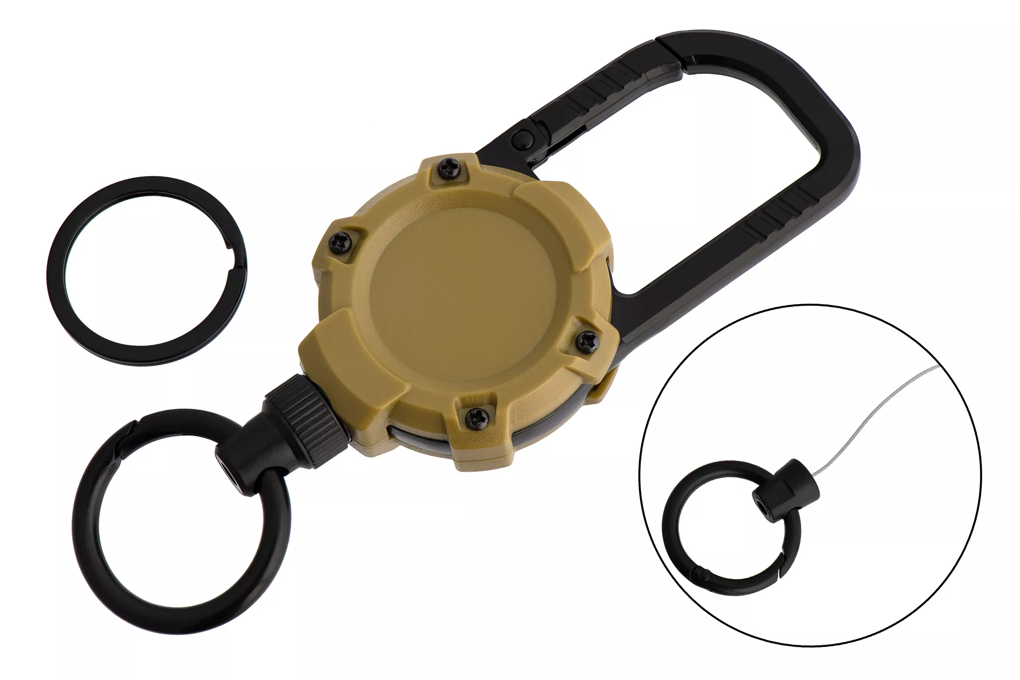 Карабин-держатель KYODA, магнит, цвет хаки